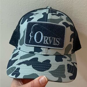 Orvis Blue Camo Trucker Hat